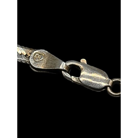 DOUG PAULUS Sterling & Labordite Cross Pendant 24" Italy Chain DP925 India - Picture 9 of 16